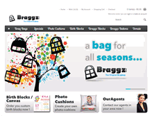 Tablet Screenshot of braggz.co.za